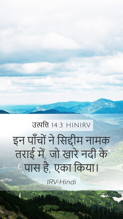 उत्पत्ति 14:3 HINIRV Bible Verse Image