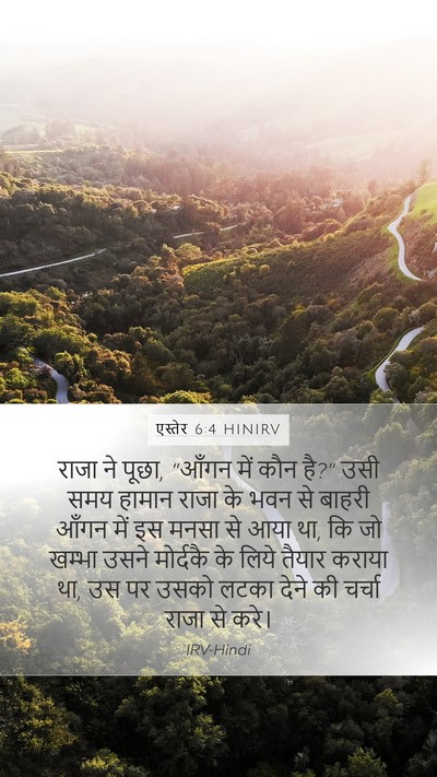 एस्तेर 6:4 HINIRV Bible Verse Image
