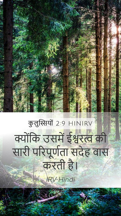 कुलुस्सियों 2:9 HINIRV Bible Verse Image