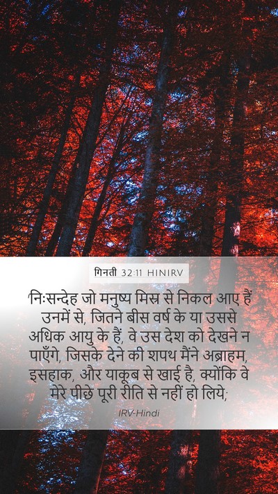 गिनती 32:11 HINIRV Bible Verse Image
