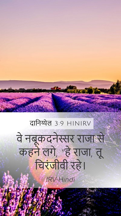 दानिय्येल 3:9 HINIRV Bible Verse Image