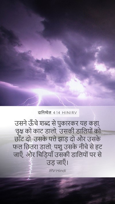 दानिय्येल 4:14 HINIRV Bible Verse Image
