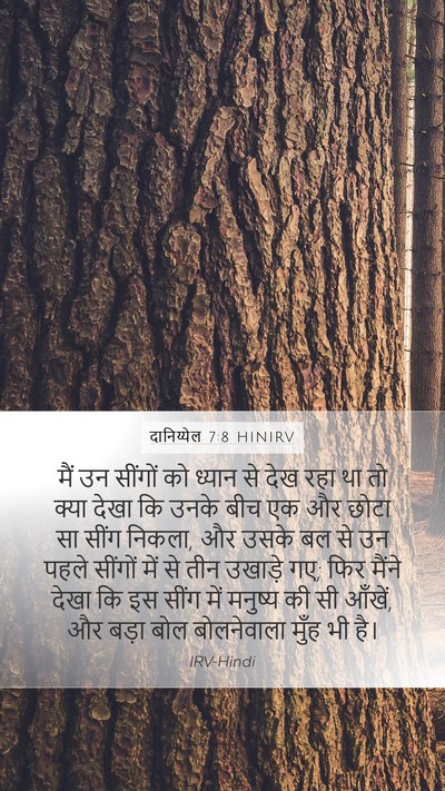 दानिय्येल 7:8 HINIRV Bible Verse Image