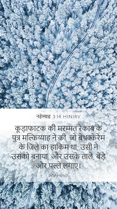 नहेम्याह 3:14 HINIRV Bible Verse Image