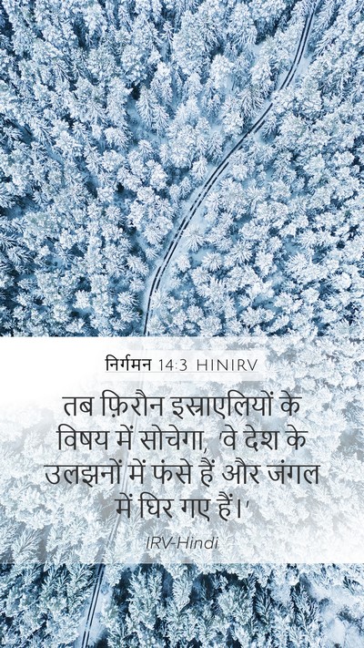 निर्गमन 14:3 HINIRV Bible Verse Image