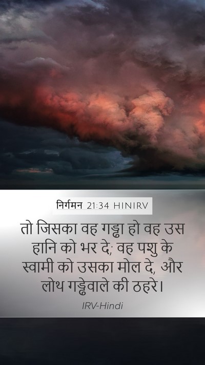 निर्गमन 21:34 HINIRV Bible Verse Image