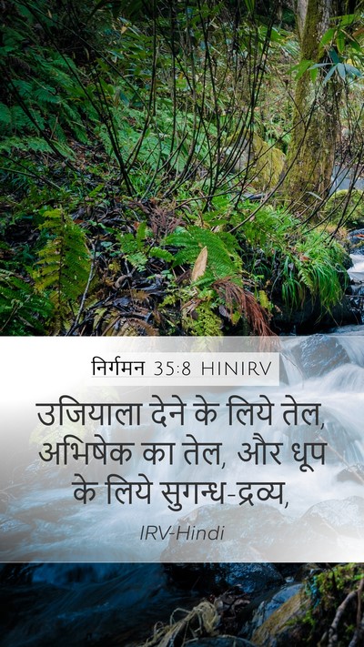 निर्गमन 35:8 HINIRV Bible Verse Image