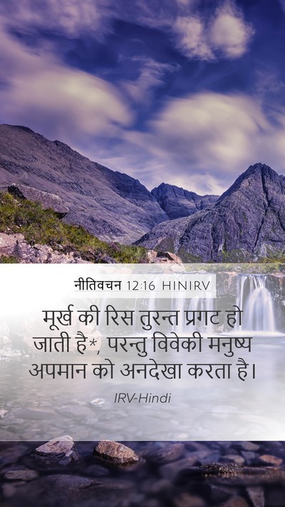 नीतिवचन 12:16 HINIRV Bible Verse Image
