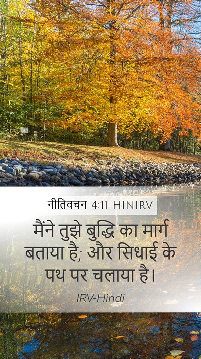 नीतिवचन 4:11 HINIRV Bible Verse Image