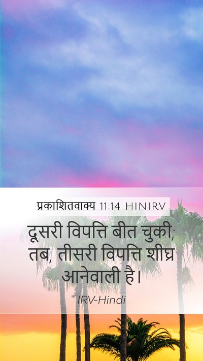 प्रकाशितवाक्य 11:14 HINIRV Bible Verse Image