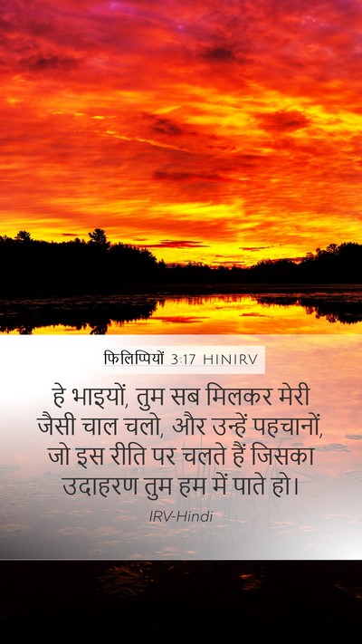 फिलिप्पियों 3:17 HINIRV Bible Verse Image