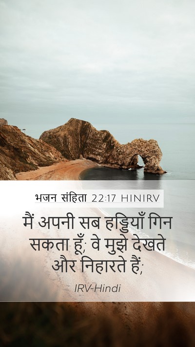 भजन संहिता 22:17 HINIRV Bible Verse Image