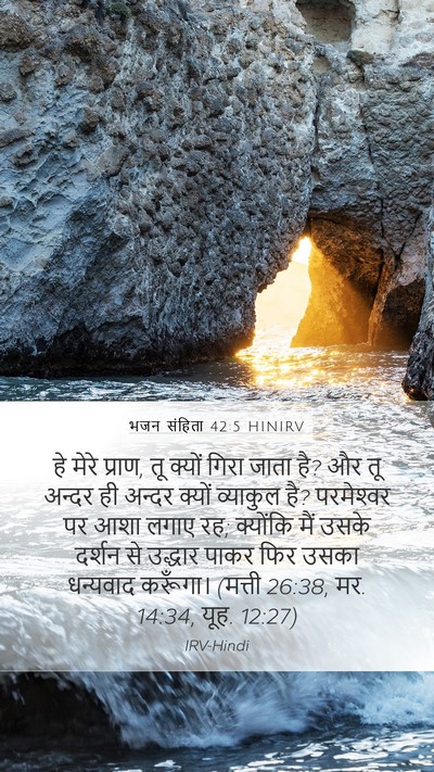 भजन संहिता 42:5 HINIRV Bible Verse Image