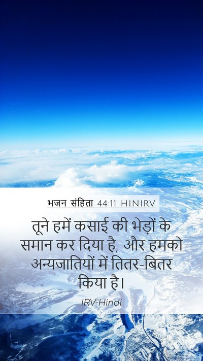 भजन संहिता 44:11 HINIRV Bible Verse Image