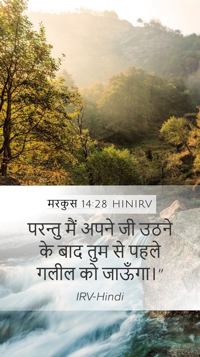 मरकुस 14:28 HINIRV Bible Verse Image