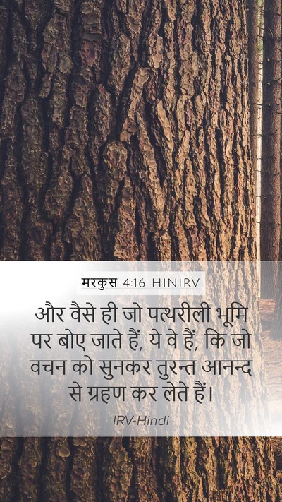 मरकुस 4:16 HINIRV Bible Verse Image