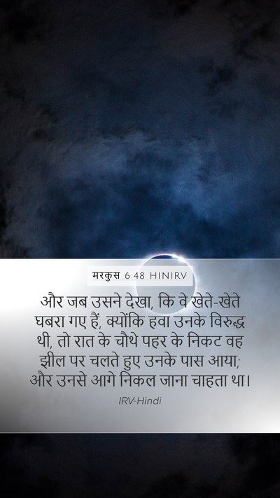 मरकुस 6:48 HINIRV Bible Verse Image