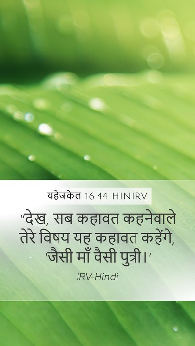 यहेजकेल 16:44 HINIRV Bible Verse Image