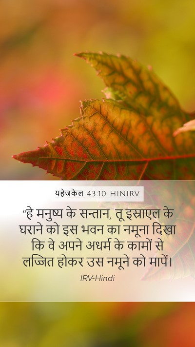 यहेजकेल 43:10 HINIRV Bible Verse Image