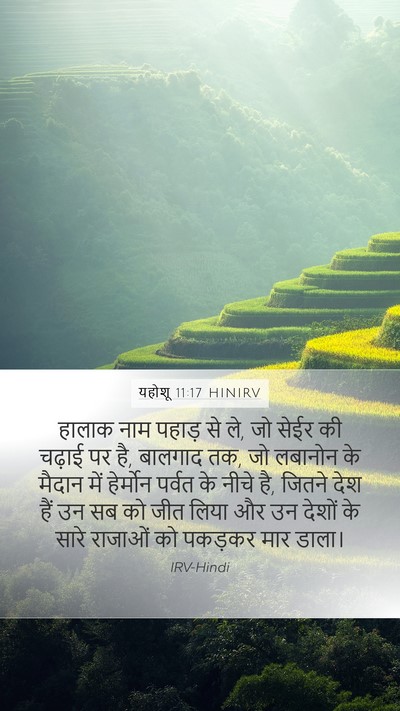 यहोशू 11:17 HINIRV Bible Verse Image