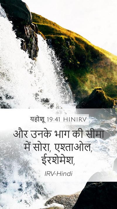 यहोशू 19:41 HINIRV Bible Verse Image