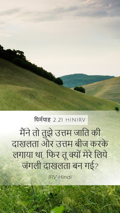 यिर्मयाह 2:21 HINIRV Bible Verse Image