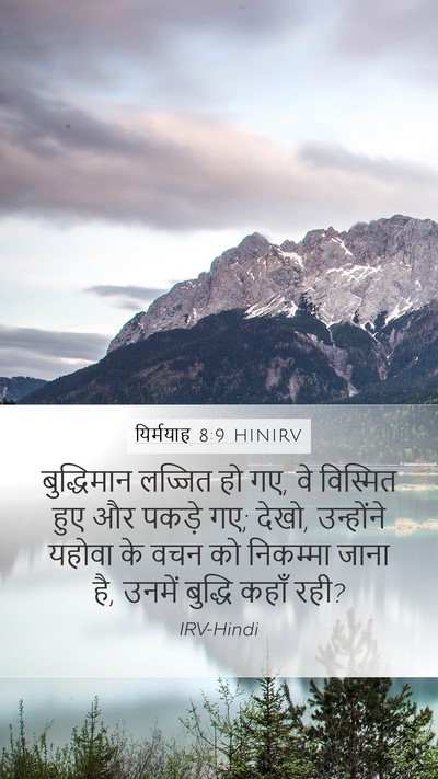 यिर्मयाह 8:9 HINIRV Bible Verse Image