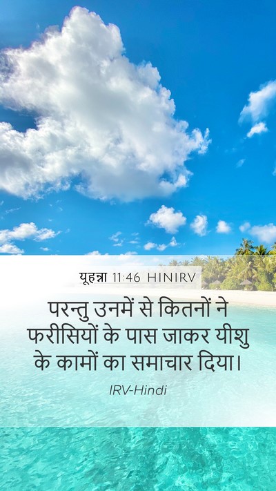 यूहन्ना 11:46 HINIRV Bible Verse Image