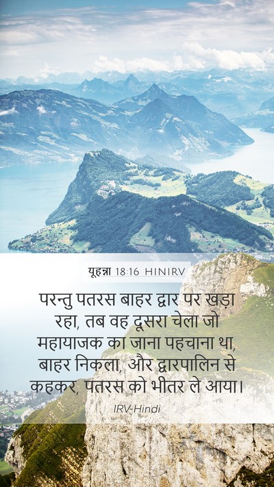 यूहन्ना 18:16 HINIRV Bible Verse Image