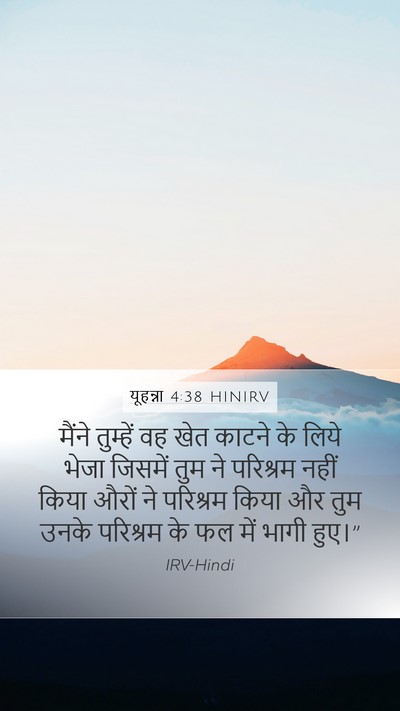 यूहन्ना 4:38 HINIRV Bible Verse Image