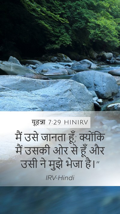 यूहन्ना 7:29 HINIRV Bible Verse Image