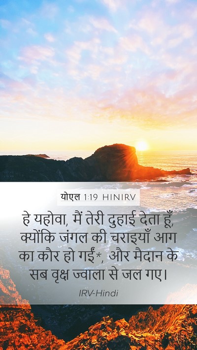 योएल 1:19 HINIRV Bible Verse Image