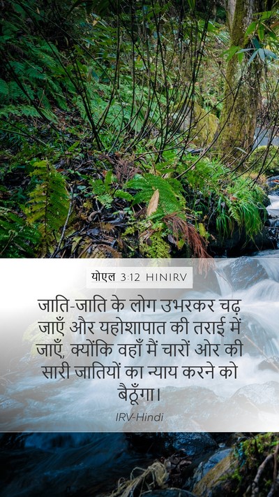 योएल 3:12 HINIRV Bible Verse Image