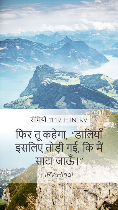 रोमियों 11:19 HINIRV Bible Verse Image