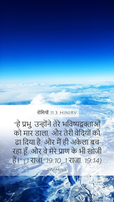 रोमियों 11:3 HINIRV Bible Verse Image