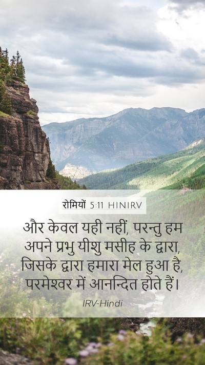 रोमियों 5:11 HINIRV Bible Verse Image