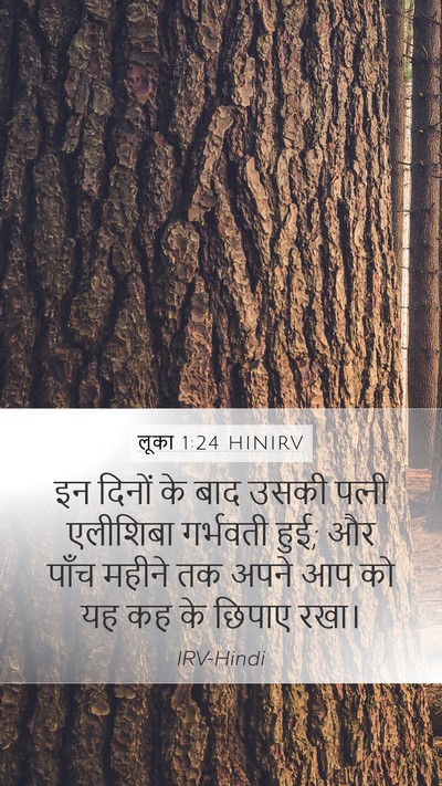 लूका 1:24 HINIRV Bible Verse Image