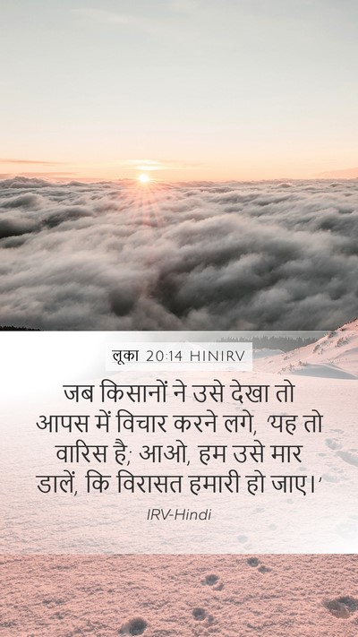 लूका 20:14 HINIRV Bible Verse Image