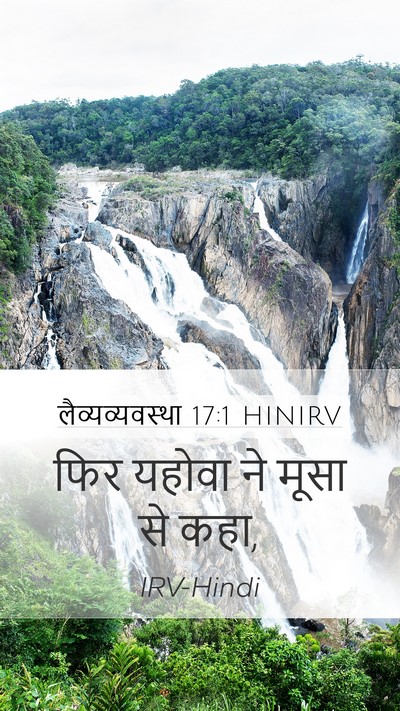 लैव्यव्यवस्था 17:1 HINIRV Mobile Phone Wallpaper - फिर यहोवा ने मूसा - Mobile Bible Verse Wallpaper
