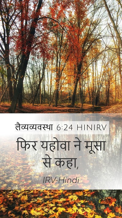 लैव्यव्यवस्था 6:24 HINIRV Bible Verse Image