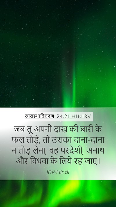 व्यवस्थाविवरण 24:21 HINIRV Bible Verse Image