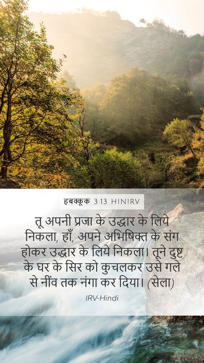 हबक्कूक 3:13 HINIRV Bible Verse Image